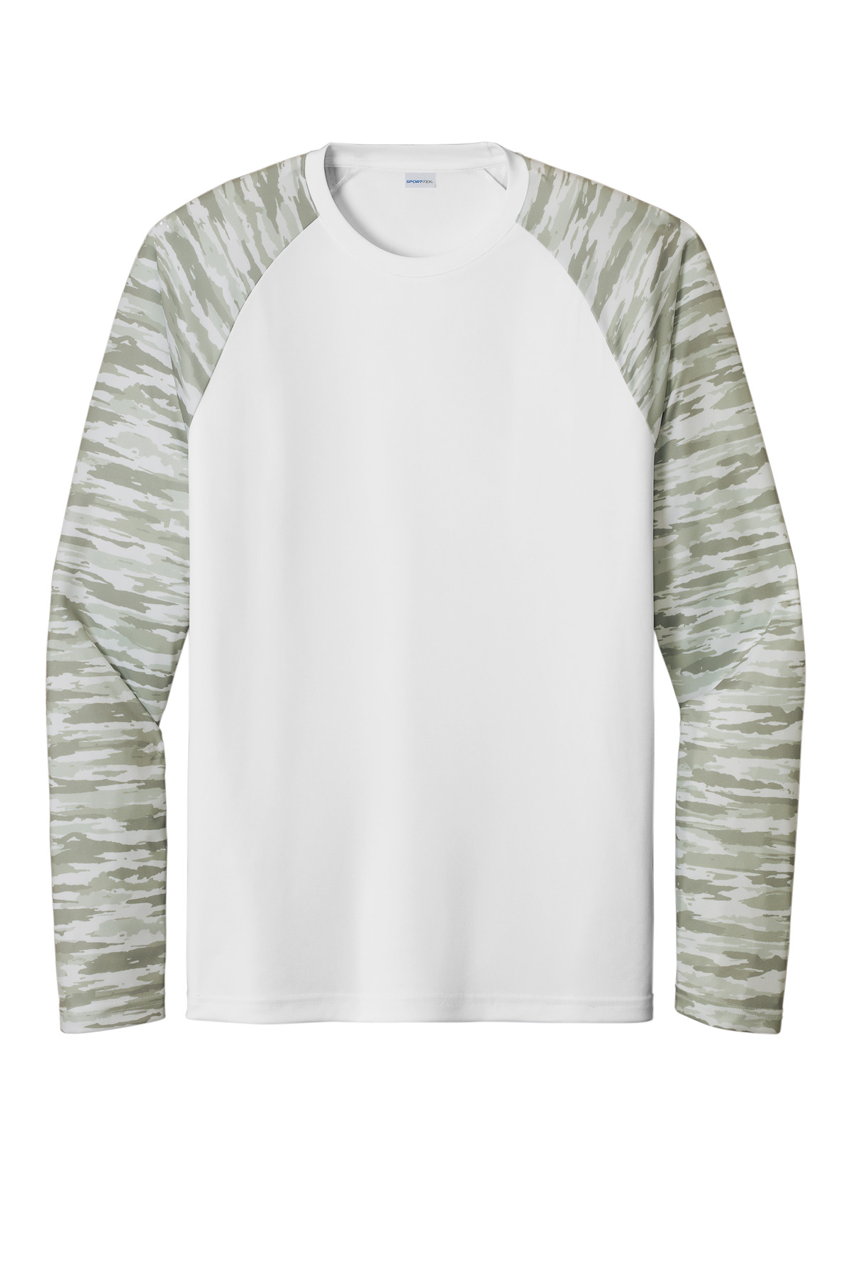 Sport-Tek Drift Camo Colorblock Long Sleeve Tee ST376LS 13