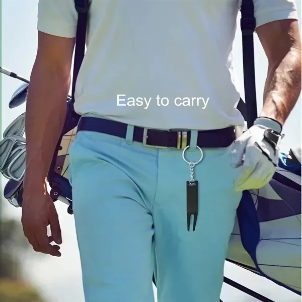 Metal Golf Divot Repair Tool - Personalized Custom Design 4