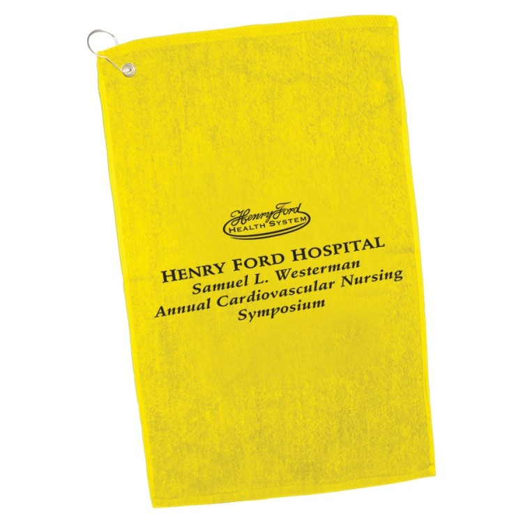 Colored Hand Towel Hemmed 4