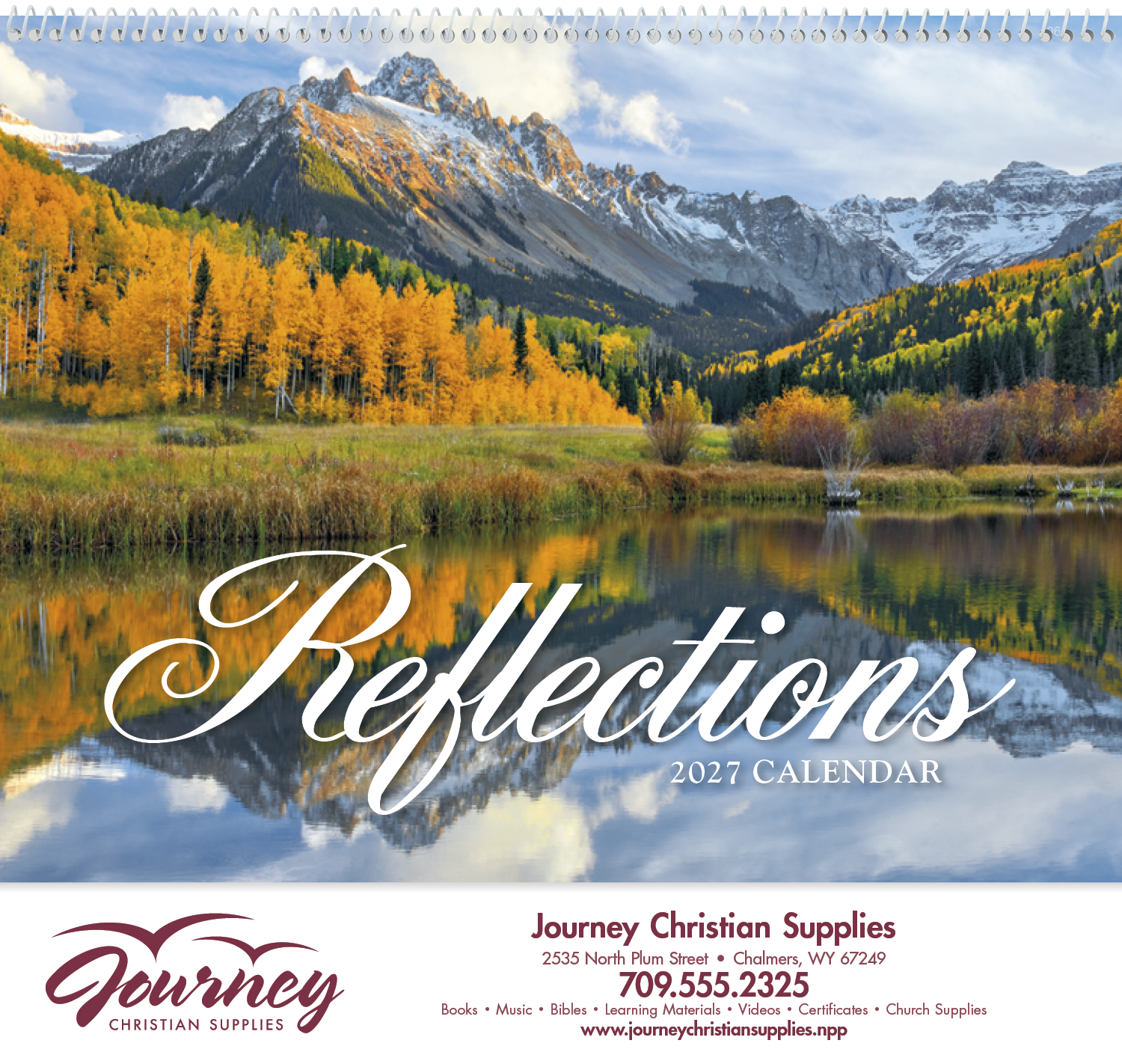 HotLine® Products Reflections (Non-Denominational) Appointment Calendar - Spiral 24
