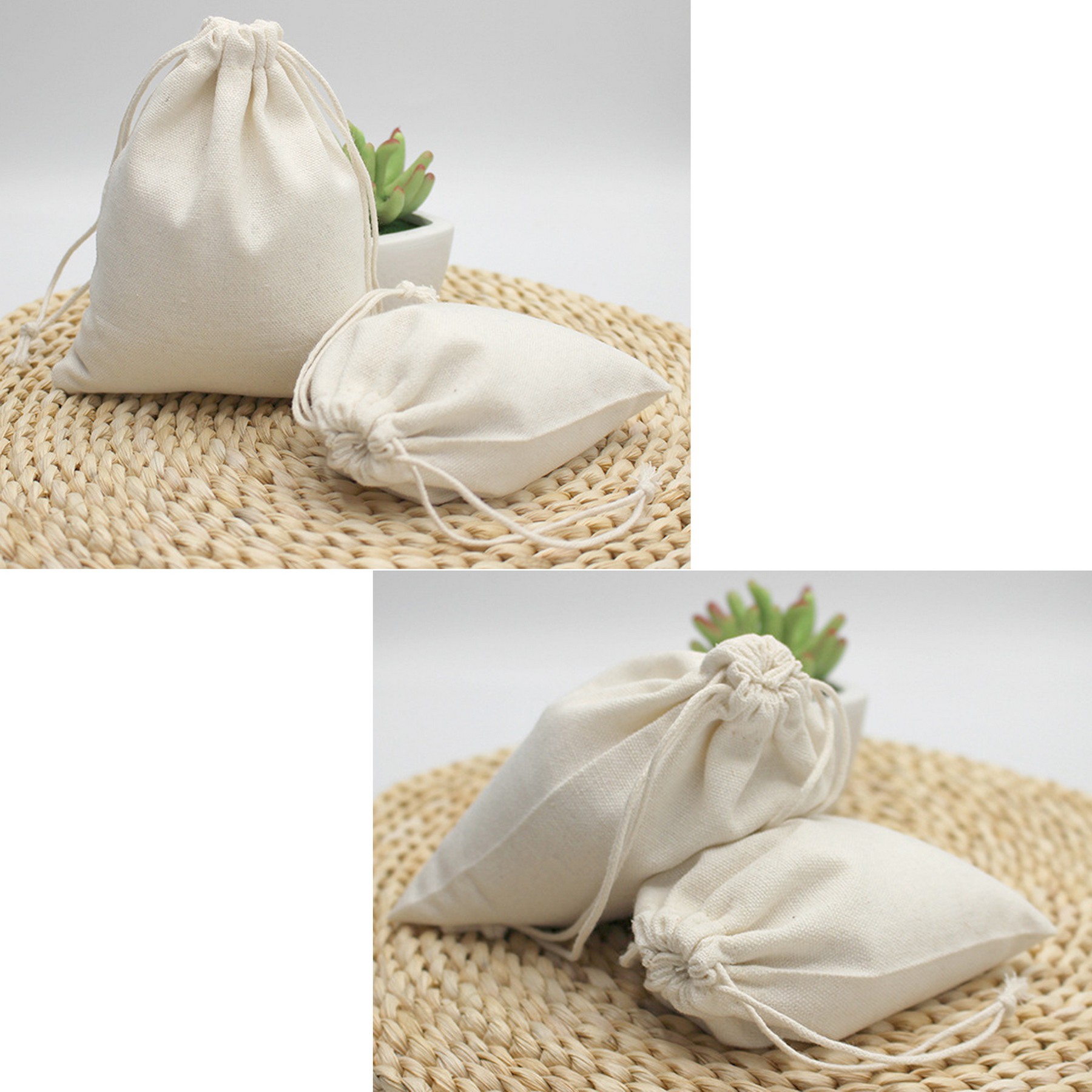 Cotton Drawstring Pocket 2
