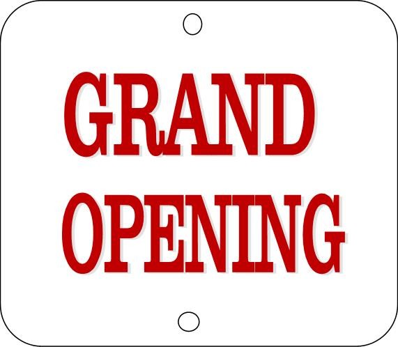 24" x 24" Custom Cut Vinyl .040" Thick Non-Refective Aluminum Signs w/ Holes 1