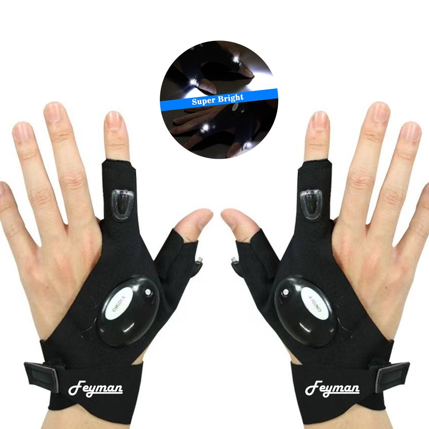 LED Luminous Night Emergency Repair Lighting Gloves 6