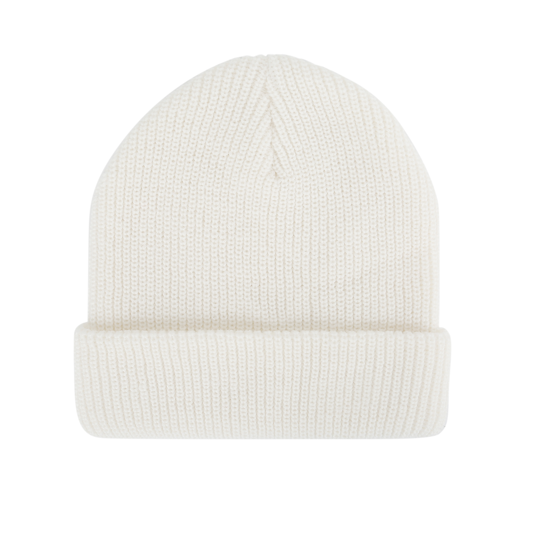 Cuffed Knit Beanie With Faux Leather Patch 8