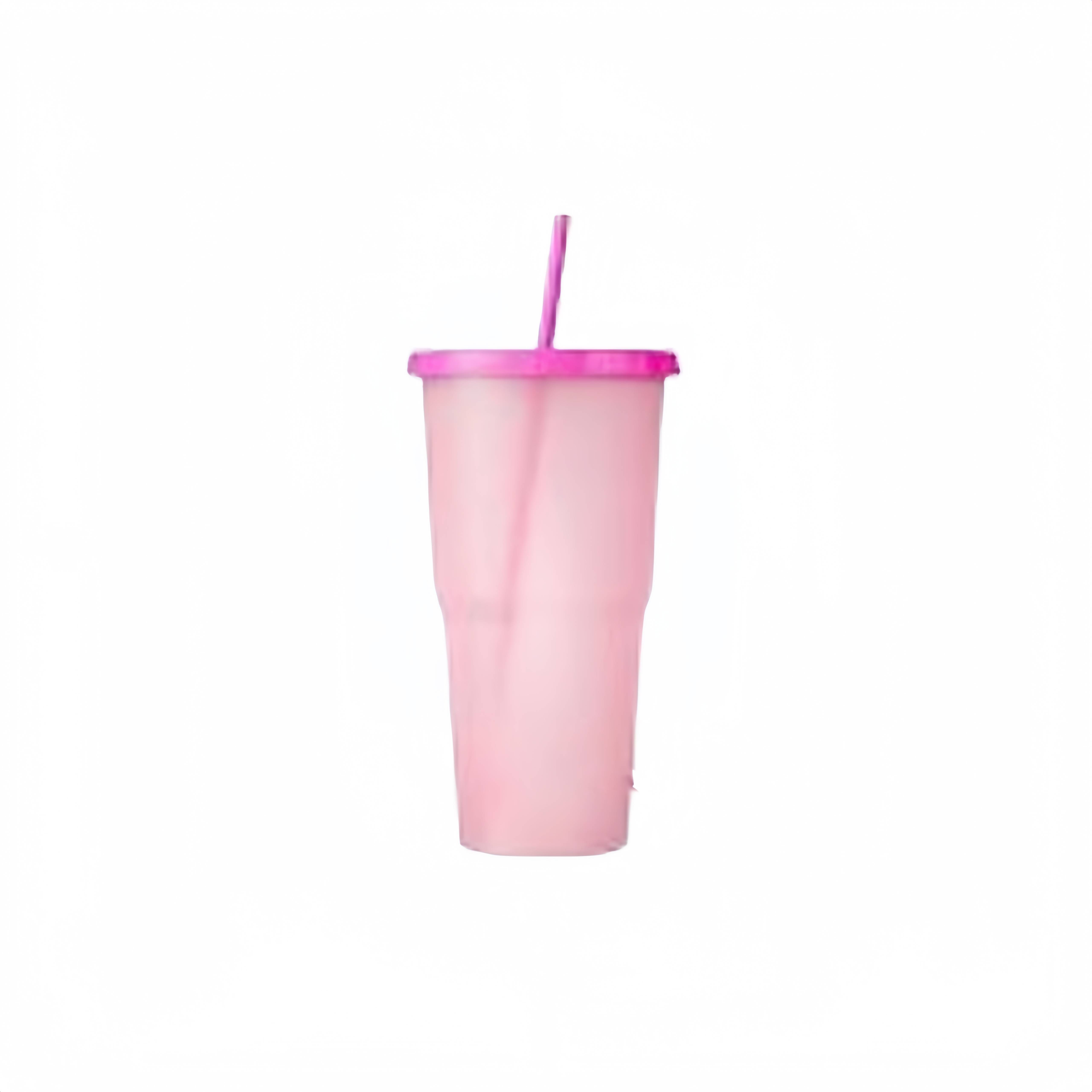 40 oz Color Changing Straw Cup Cold Sensitive Juice Tumbler 2