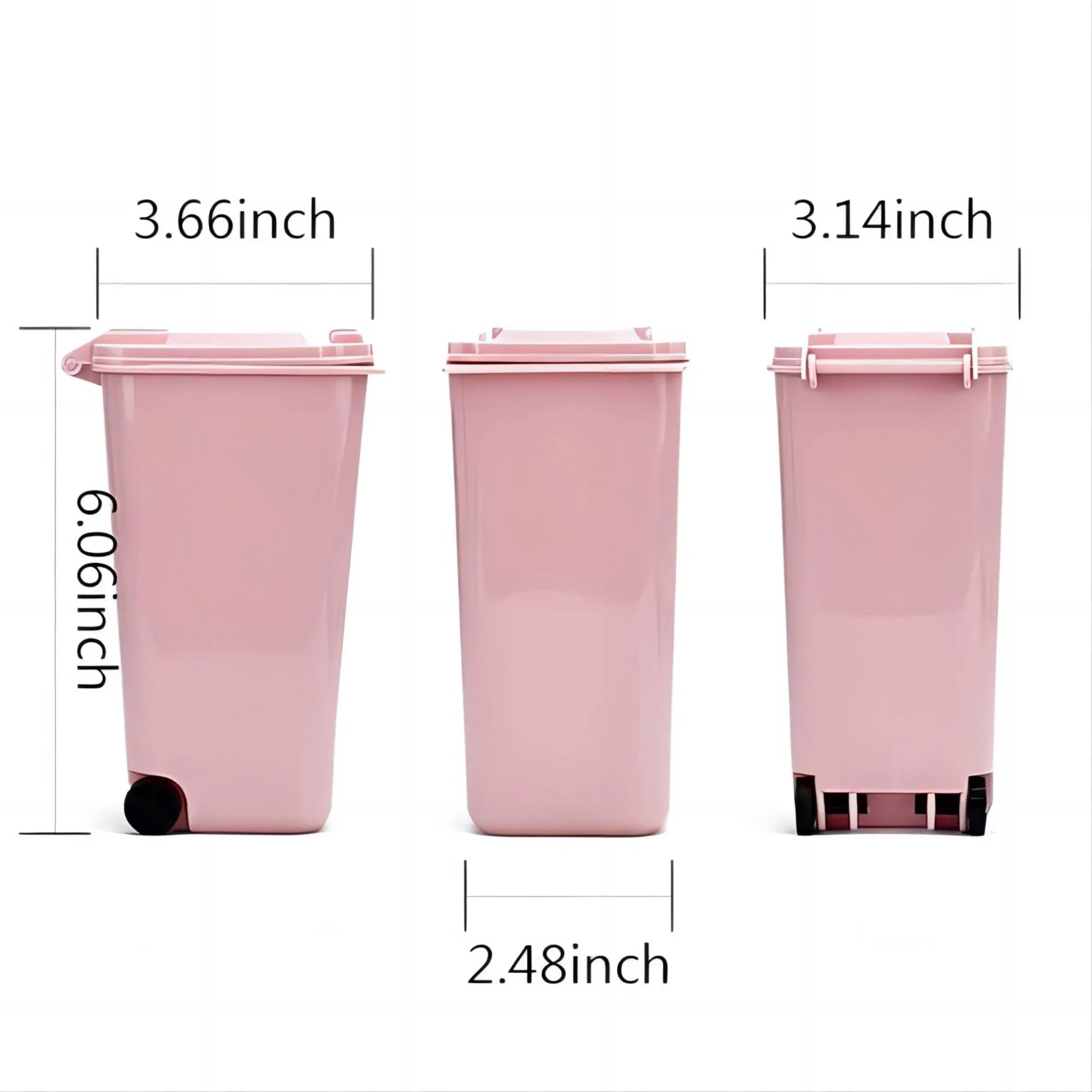 Desktop Mini Trash Can 3