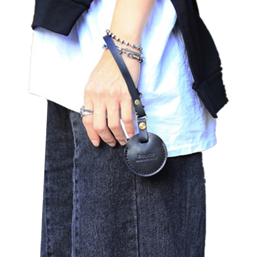 Round Mini Jewelry Pouch Bag With Lanyard 5