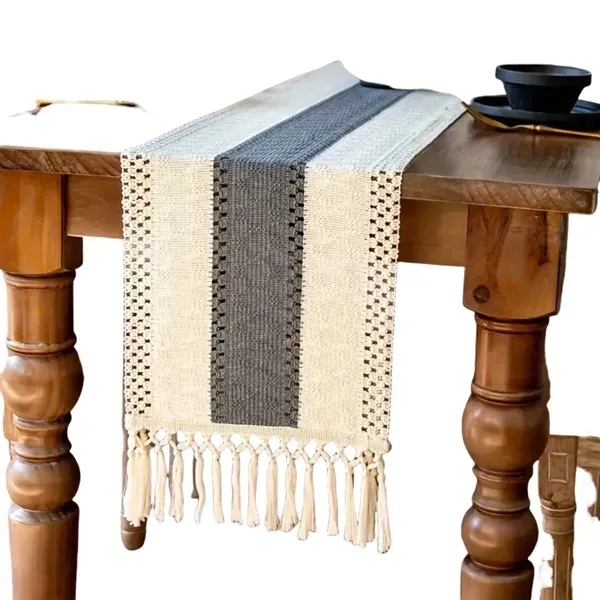 Decorative Tassel Table Ornament and Festive Flag 8