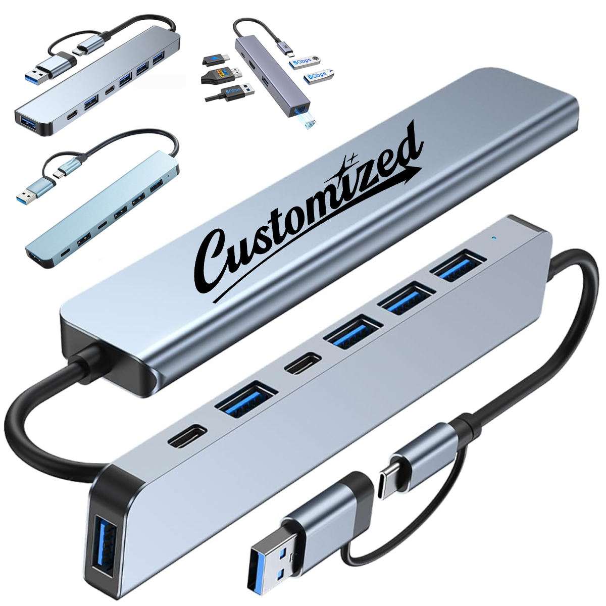 USB-C Hub Multiport Adapter 7