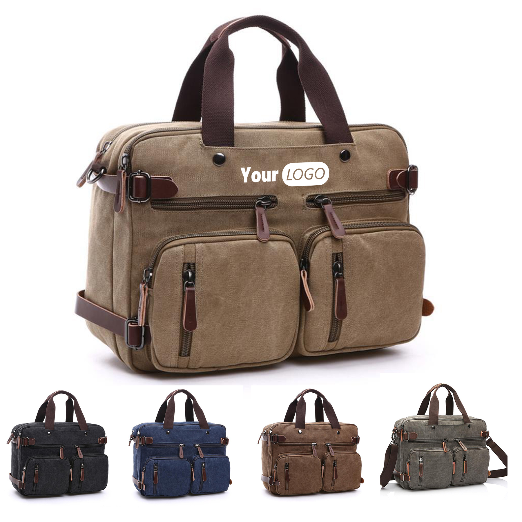 Canvas Wearable Duffel bag 4