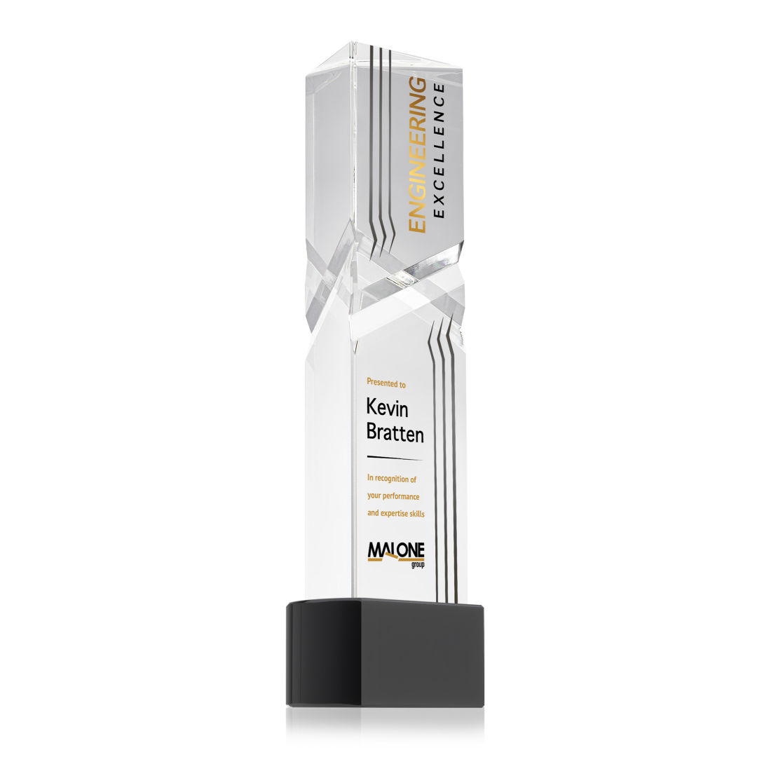 Oakham VividPrint™ Award on Paragon Base - Black 16