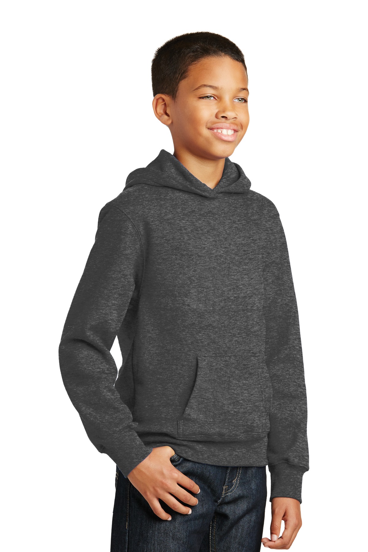 Port & Company® Youth Fan Favorite Fleece Pullover Hooded Sweatshirt 13