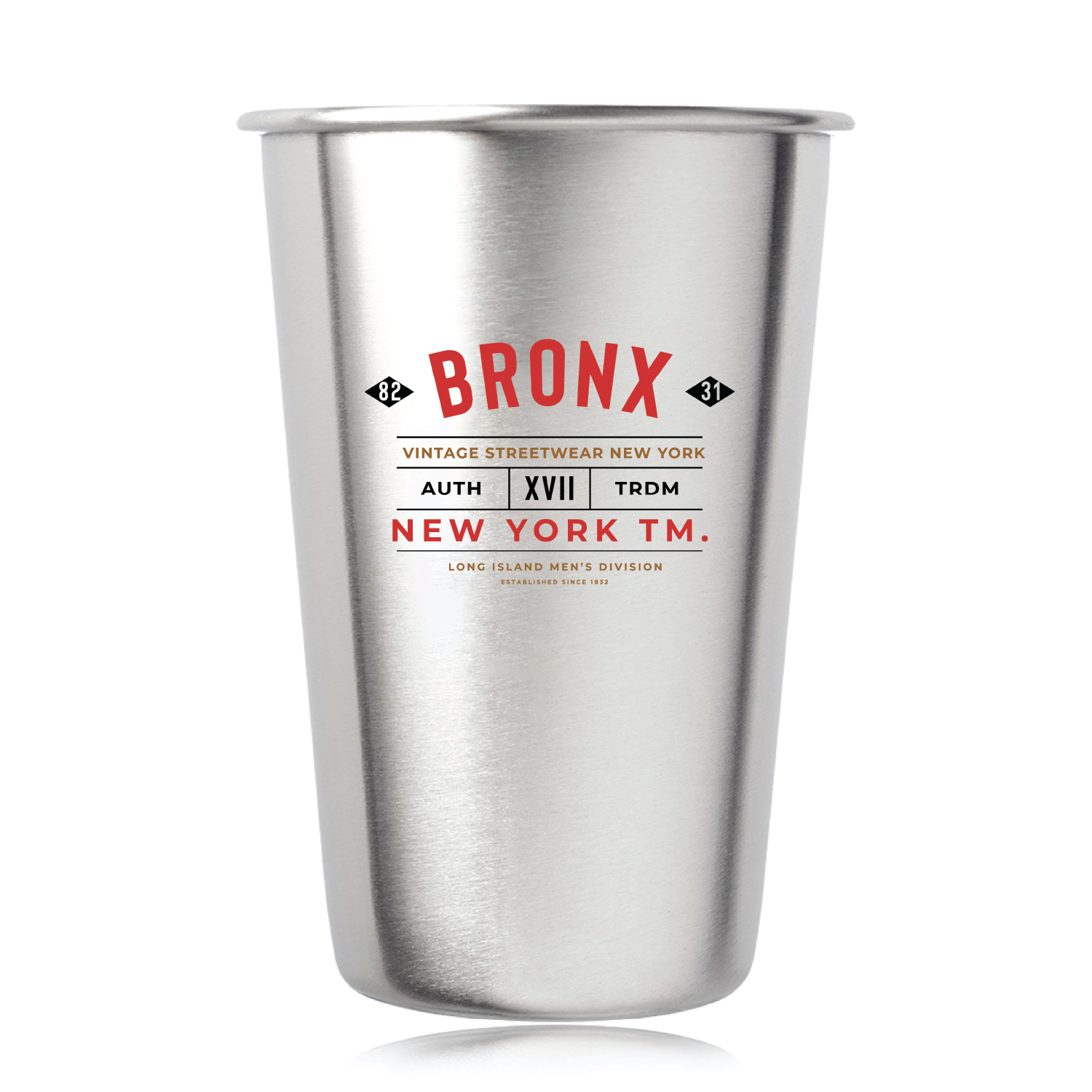 16 oz. Stainless Steel Mixing Glass (Full Color Imprint) 2