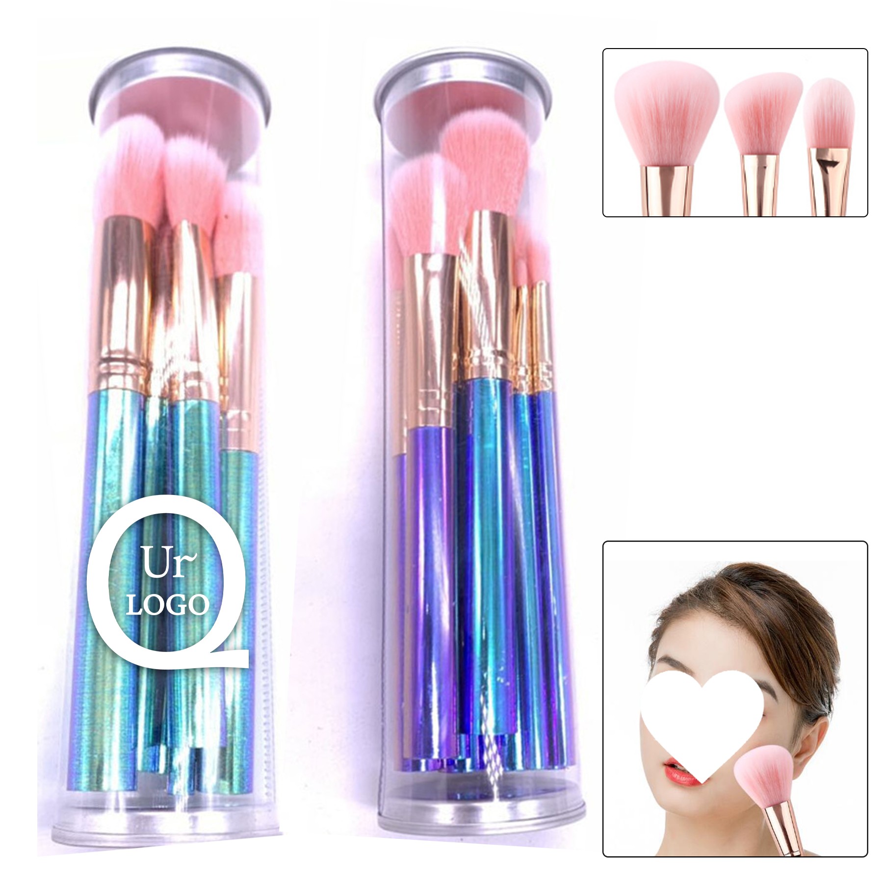 10Pcs Makeup Brush Set