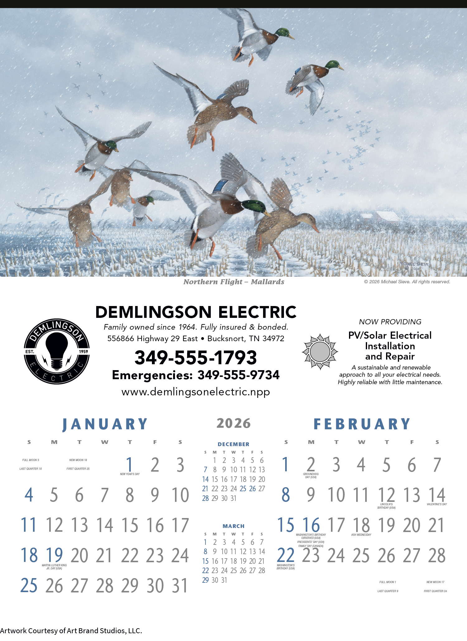 Triumph® Calendars North American Waterfowl Calendar 23