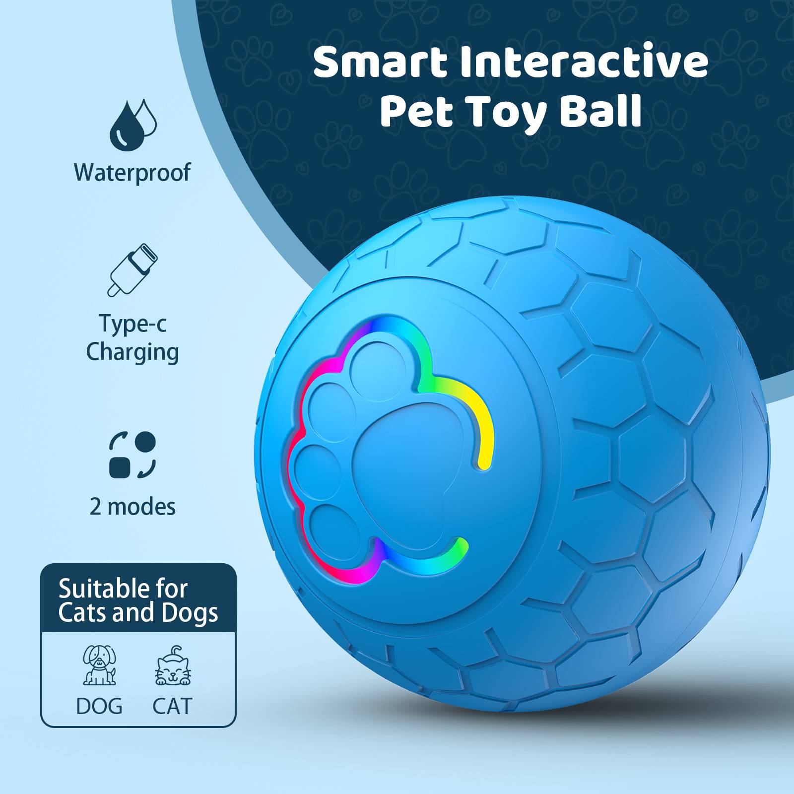 Pets Smart Interactive Jumping Ball Toy 8