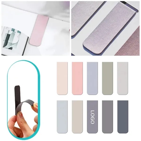 Magnetic Bookmark Clips - Set of 4 Colorful Page Markers 5