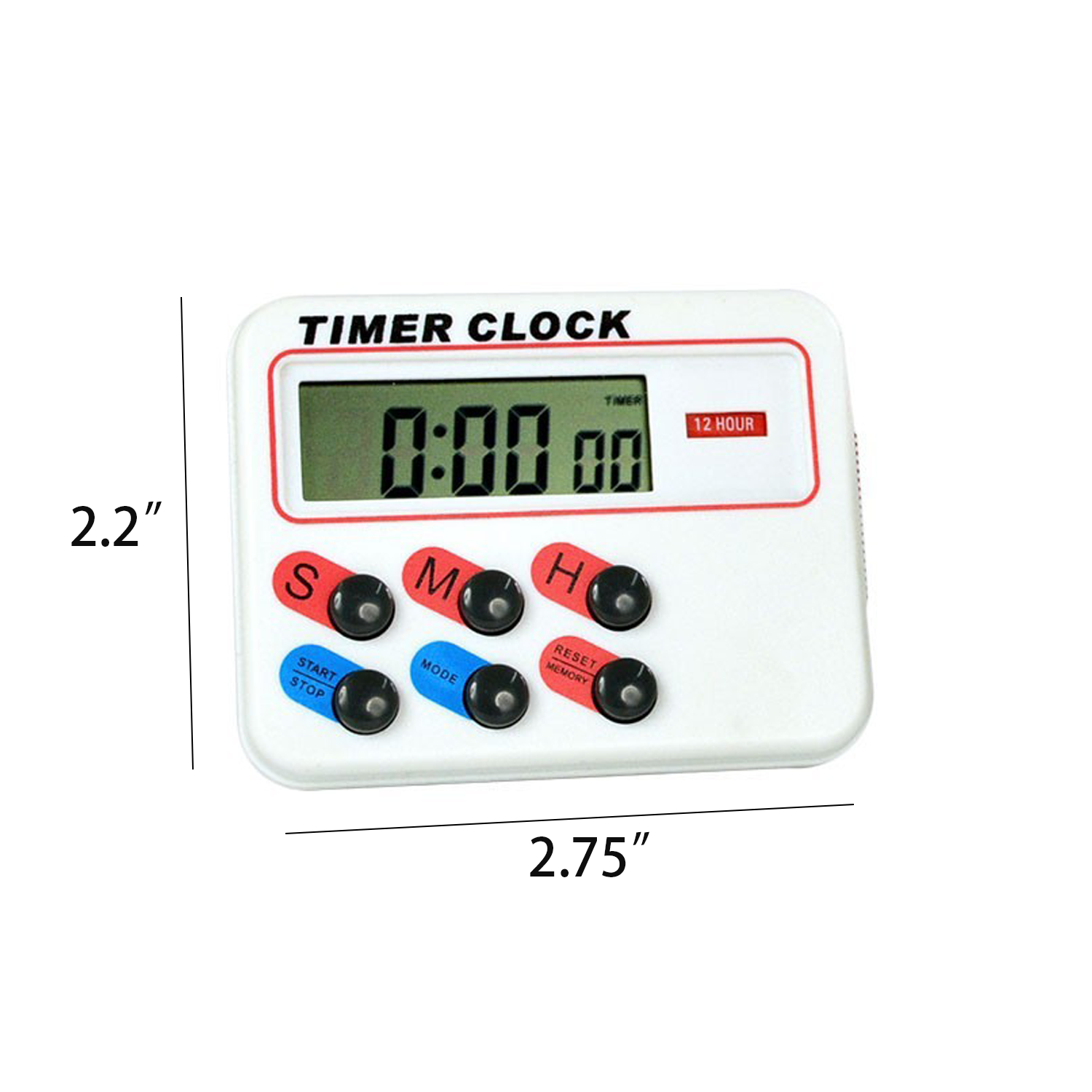 Magnetic LCD Digital Kitchen Countdown Timer Alarm Clock 8