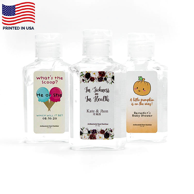 2 Oz Full Color Label Promotional Hand Sanitizers 12