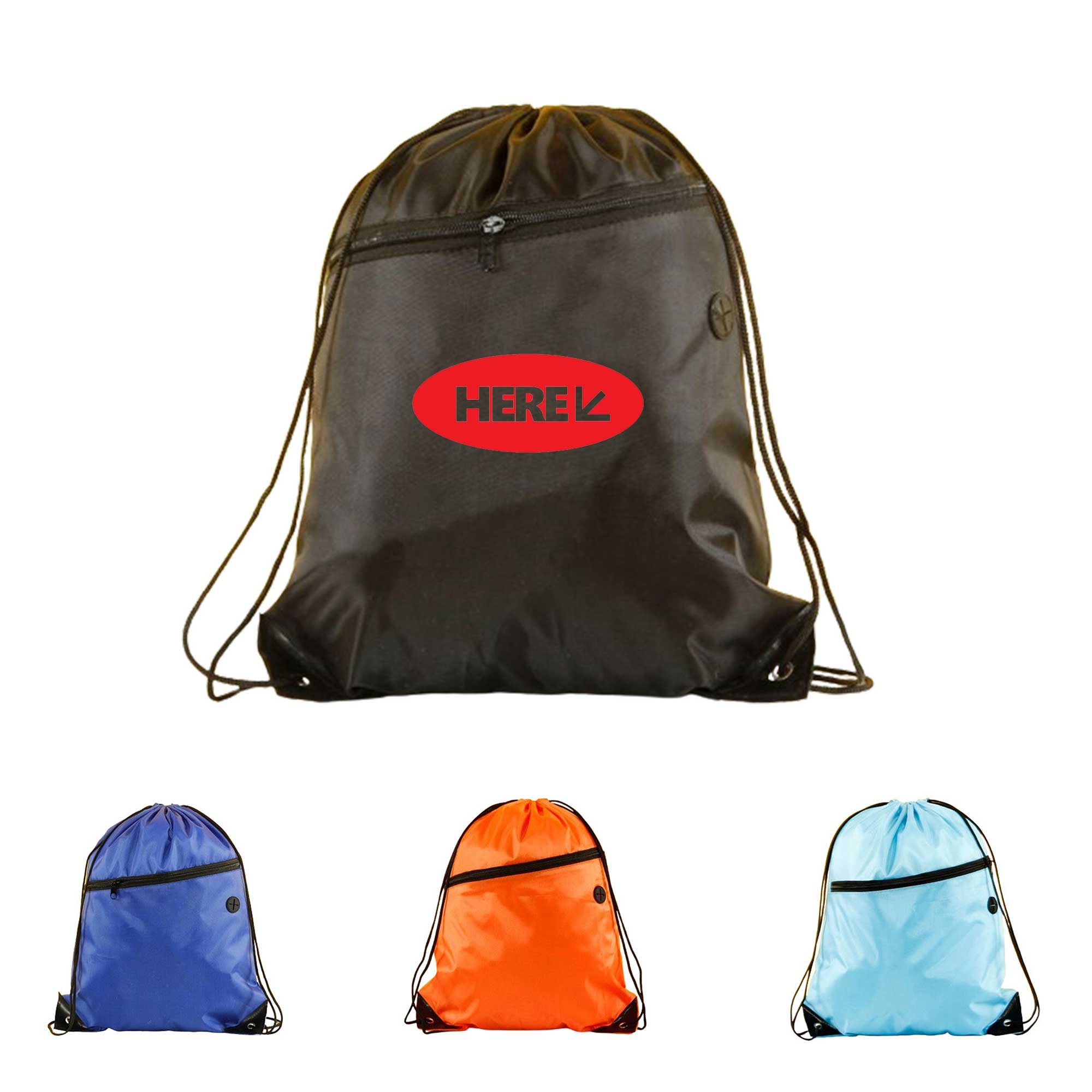Drawstring Bag Sports Gym String Backpack 2