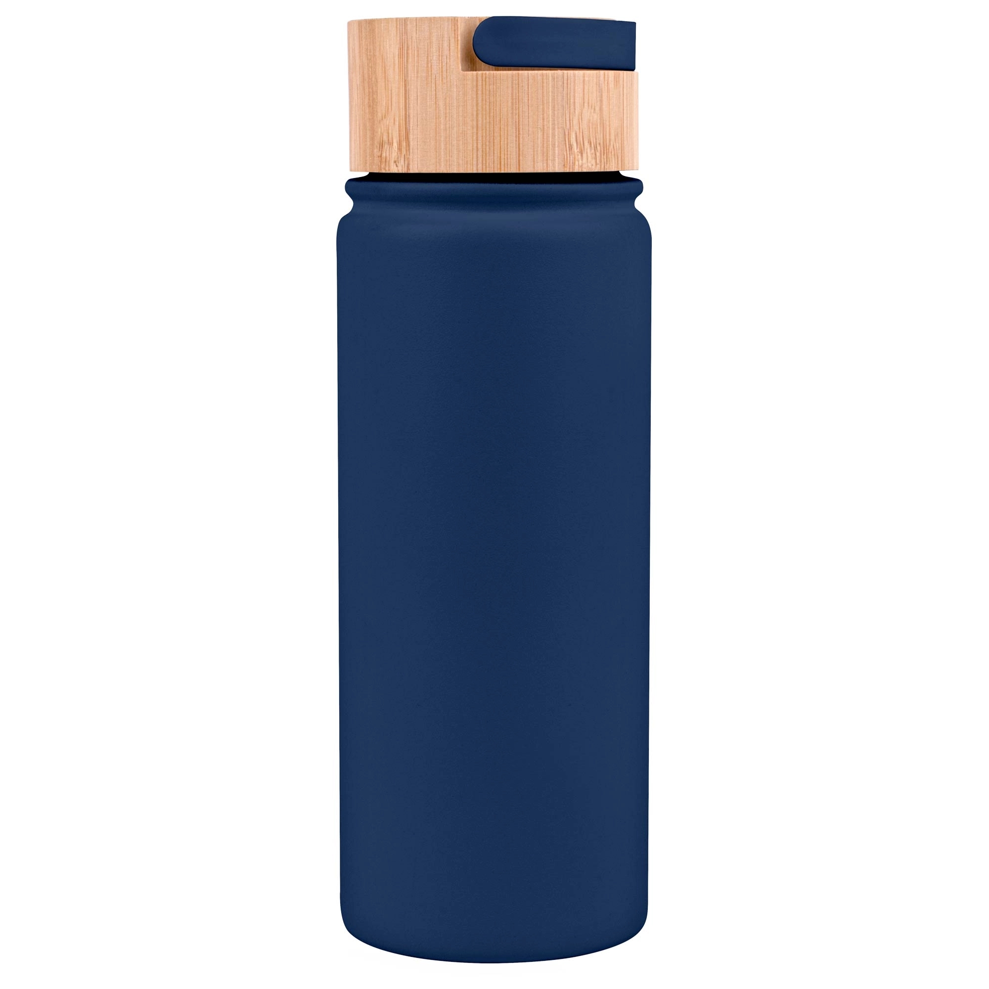 20 oz. Vacuum-Sealed Stainless Water Bottle with Bamboo Lid, custom water bottle with logo imprint 4
