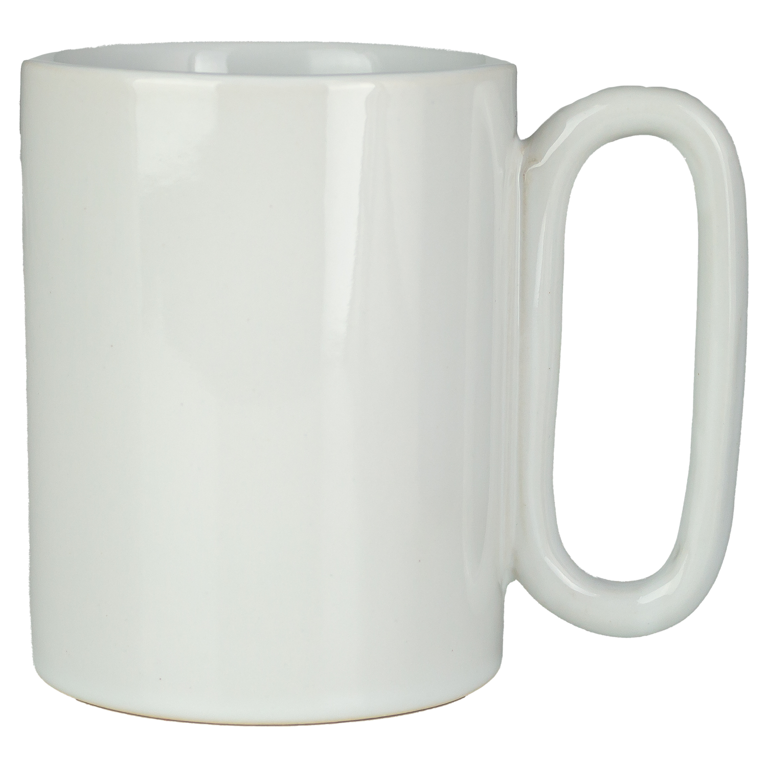 Retro 11 oz Ceramic Mug With Large Handle 4