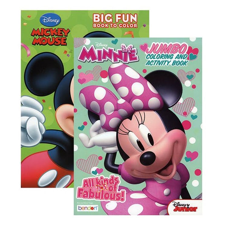 Mickey & Minnie Coloring Books - 2 Titles English 2