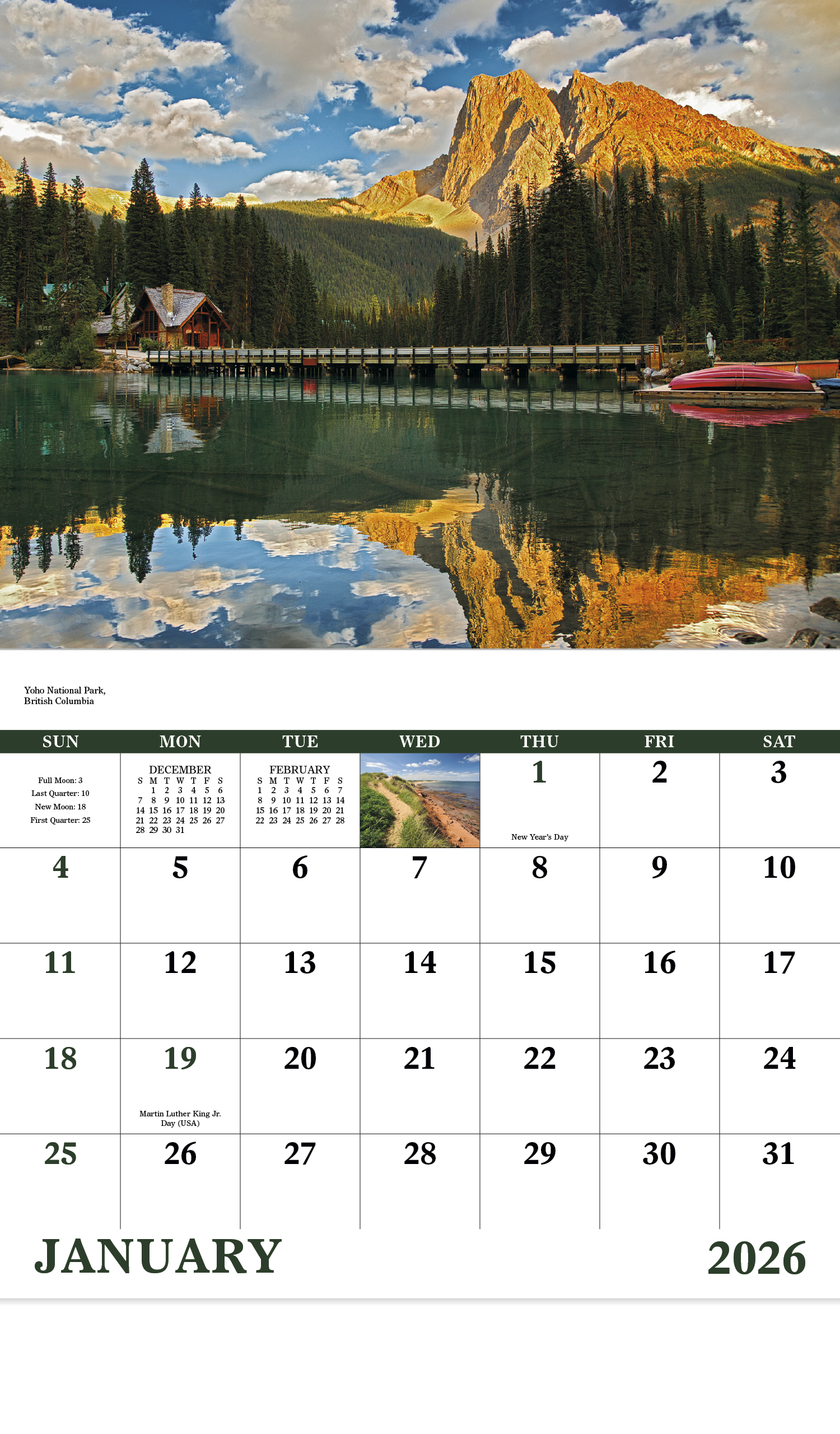 Good Value™ Canadian National Parks - Stapled Calendar 4