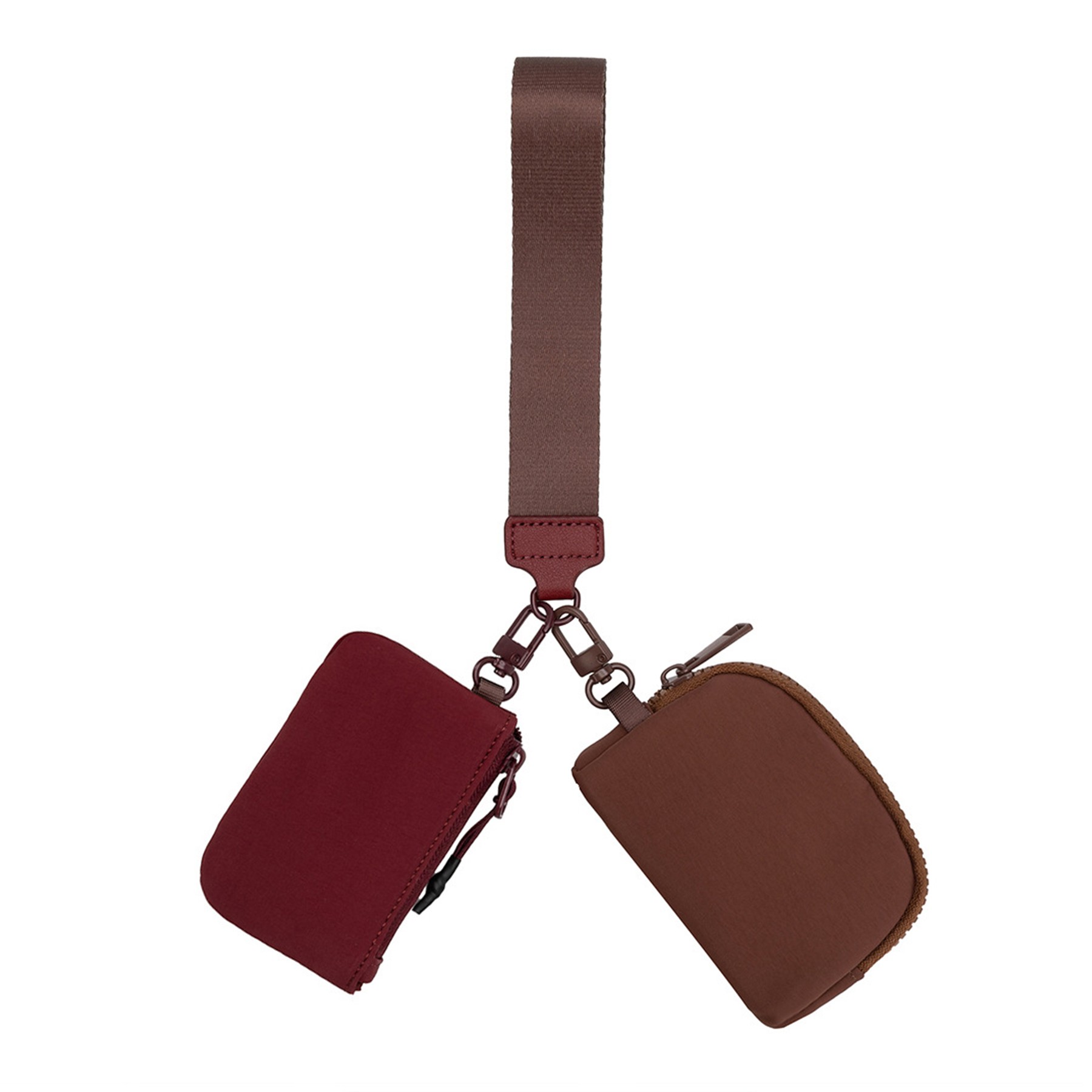 Dual Pouch Wristlet Wallet for Women 2