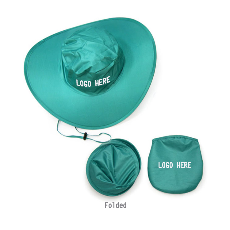 Collapsible Cowboy Hat w/ Pouch 3