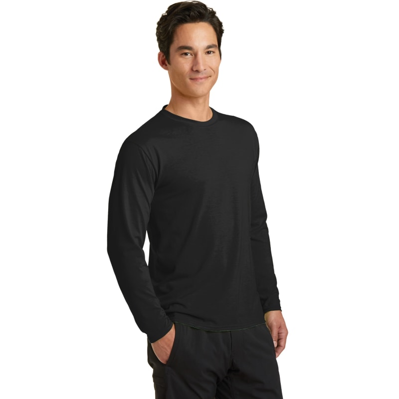 Port & Company Long Sleeve Performance Blend Tee. 16