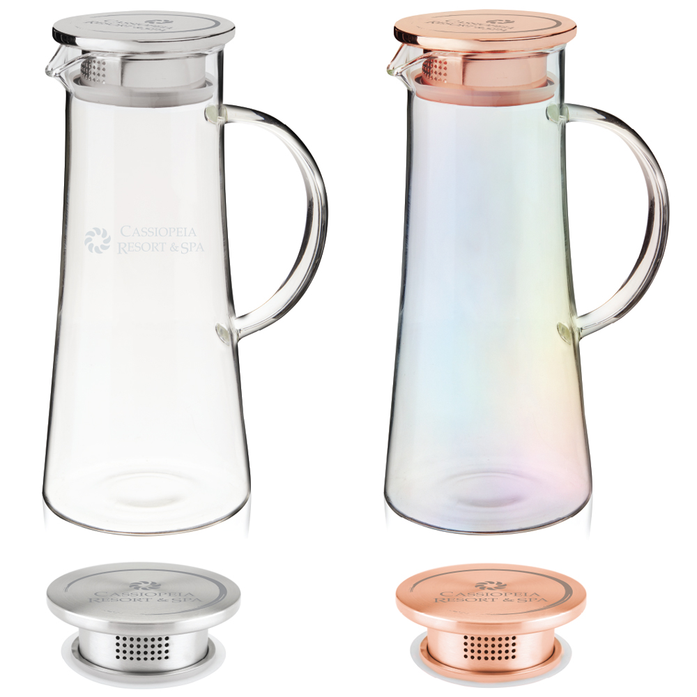 Pinky Up® Charlie Glass Iced Tea Carafe