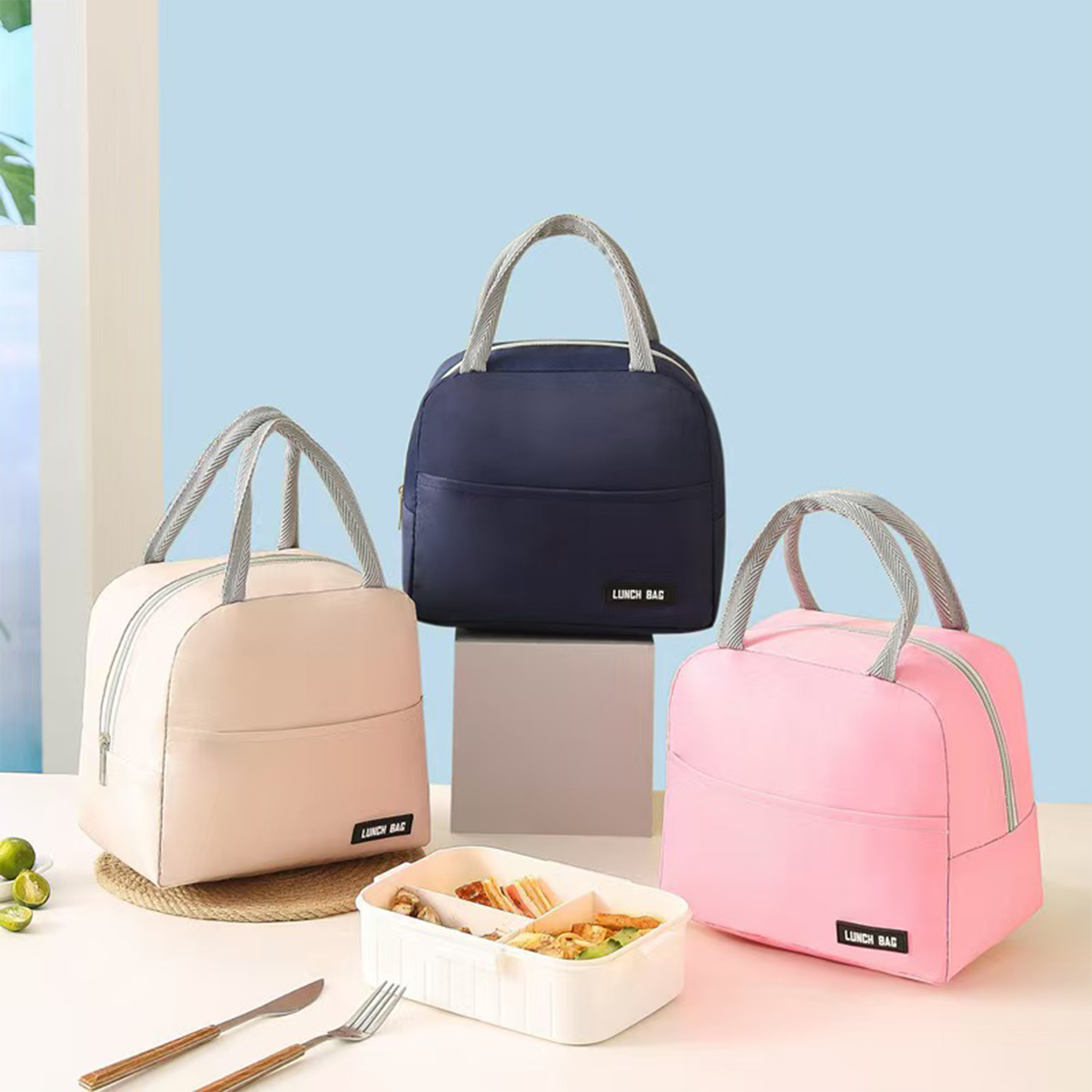 Oxford Customizable Solid Color Lunch Bag 2