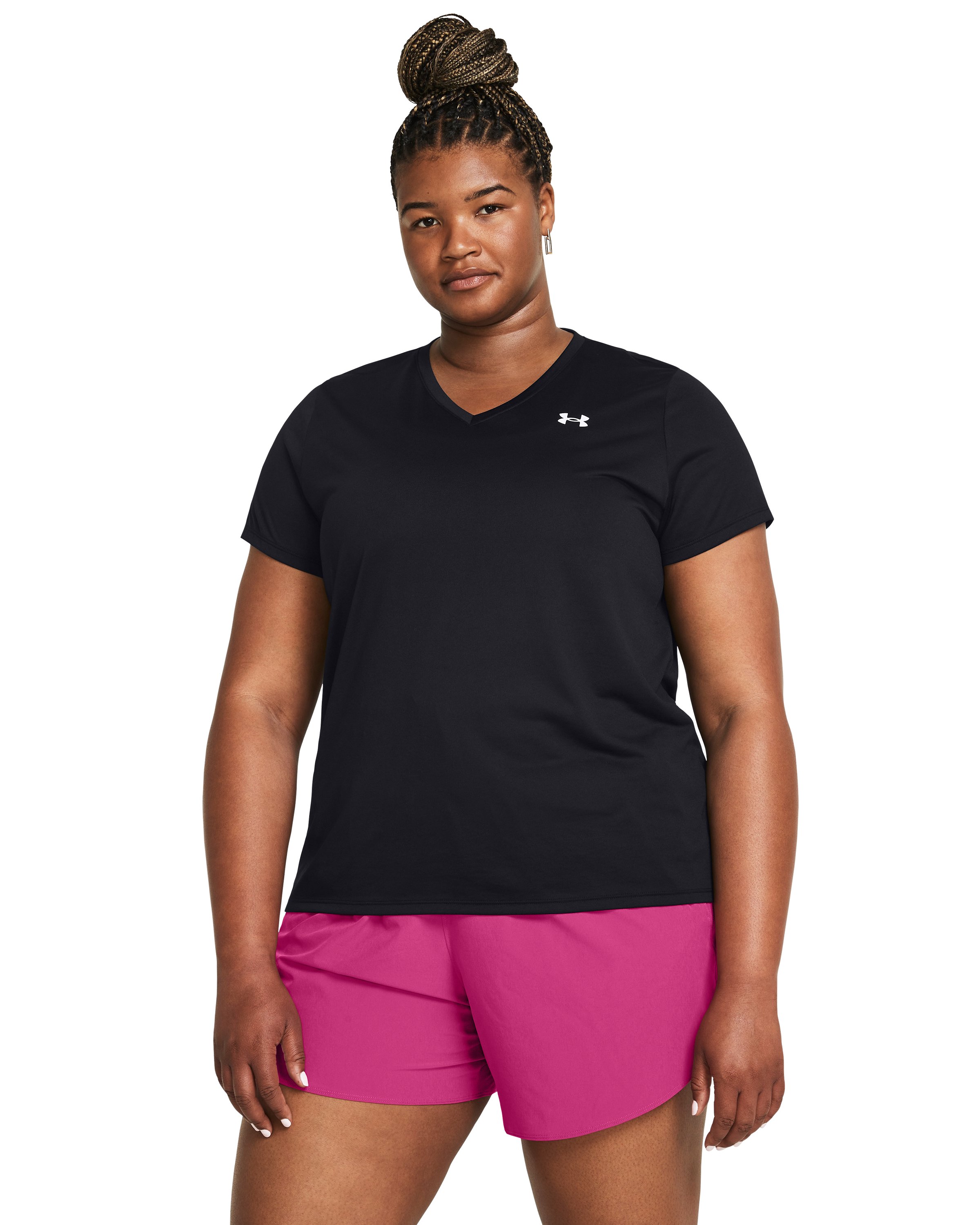 UA Tech Women's V-Neck Short Sleeve 2