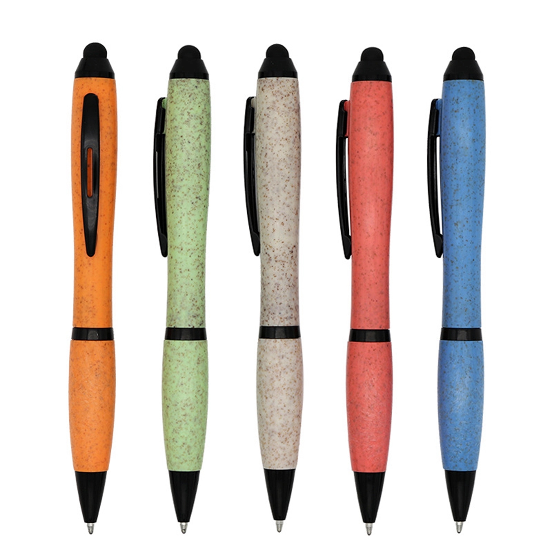 Biodegradable Gourd Shaped Wheat Straw Ballpoint Pen 4