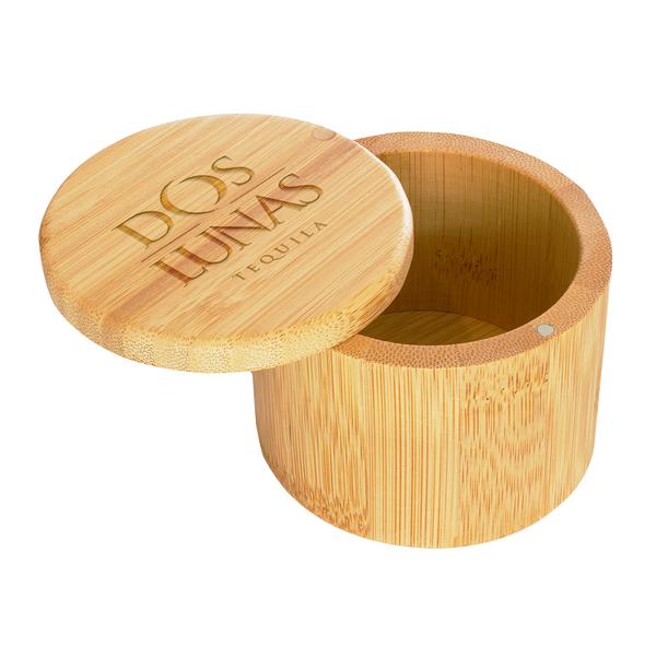 6 oz Round Salt Bamboo Box 3
