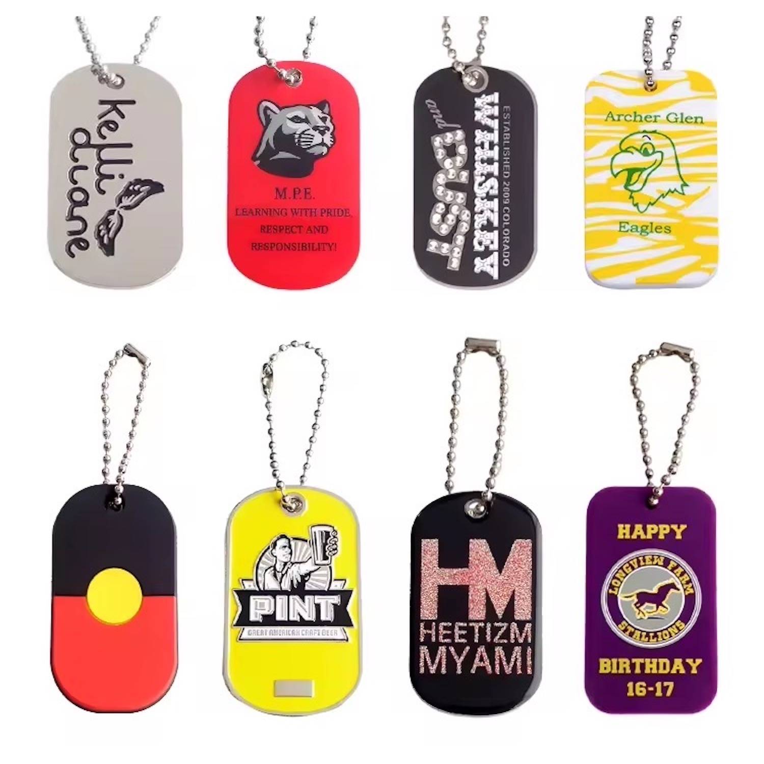 Custom Logo Metal Dog Tag 4