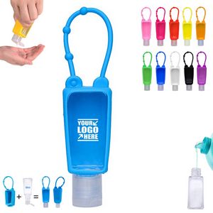 Sanitizer Flip Up Empty Dispenser Bottle With Adjustable Strap 30