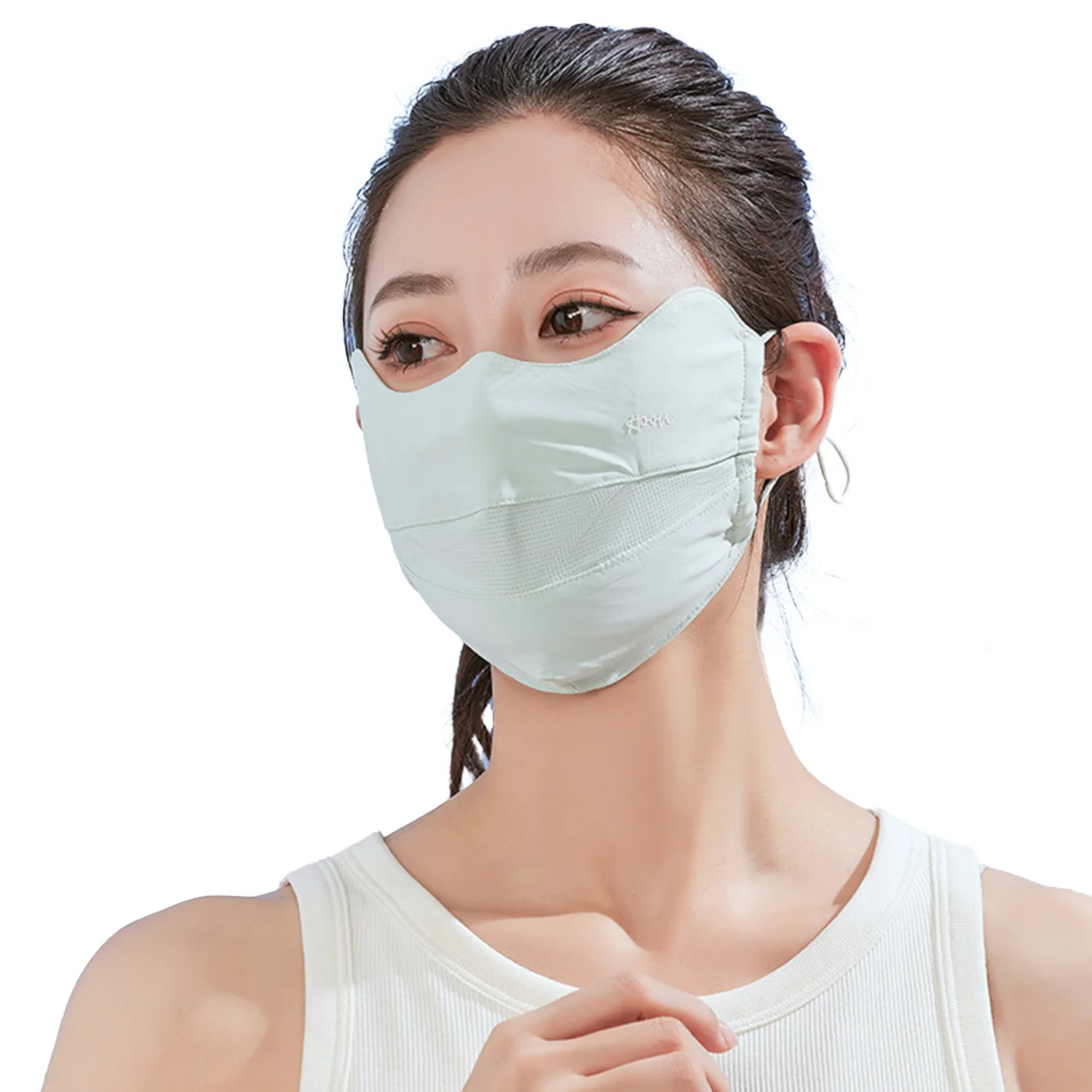 Ice Silk Breathable Sunscreen Mask 4