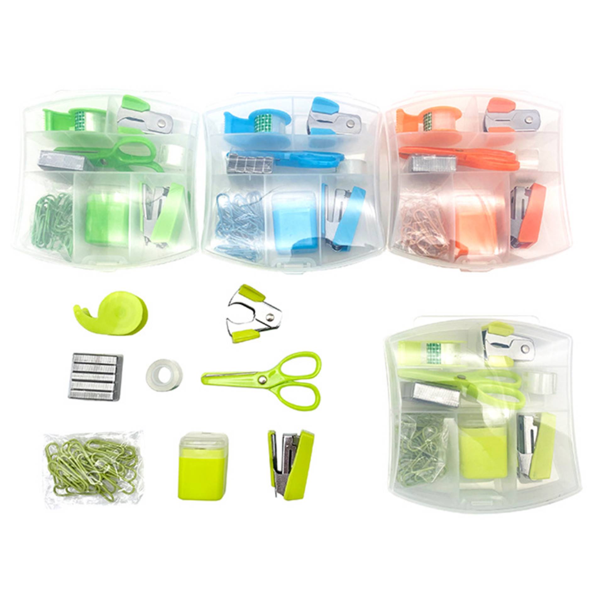Portable 8Pcs Stationery Kit For Office 4