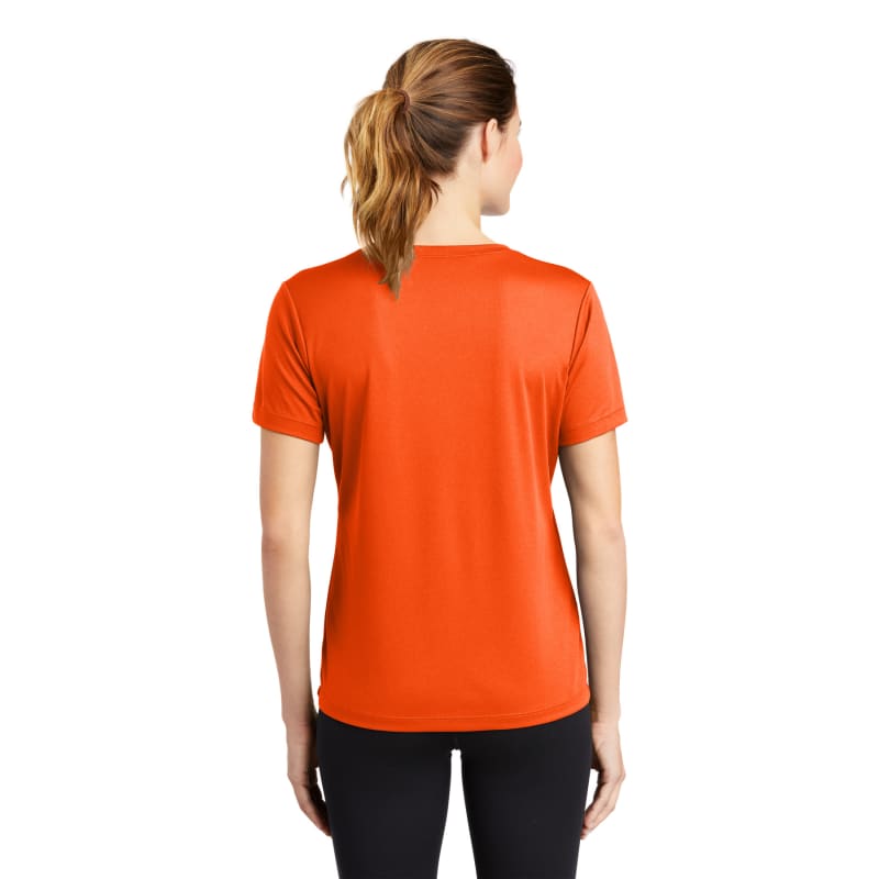 Sport-Tek Women's PosiCharge RacerMesh V-Neck Tee. 102