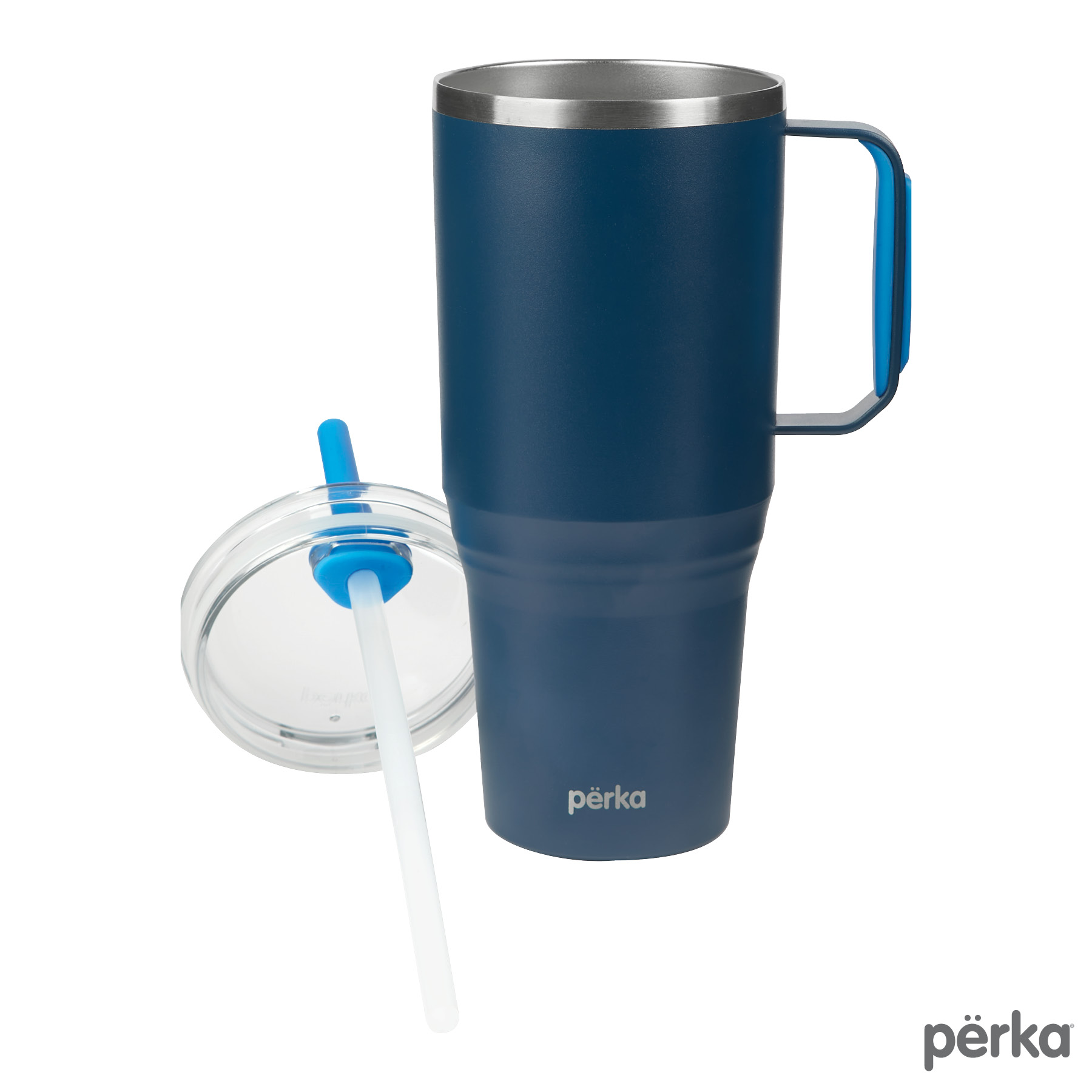 Perka® Portofino 36 oz. Double Wall Recycled Stainless Steel Travel Mug 85