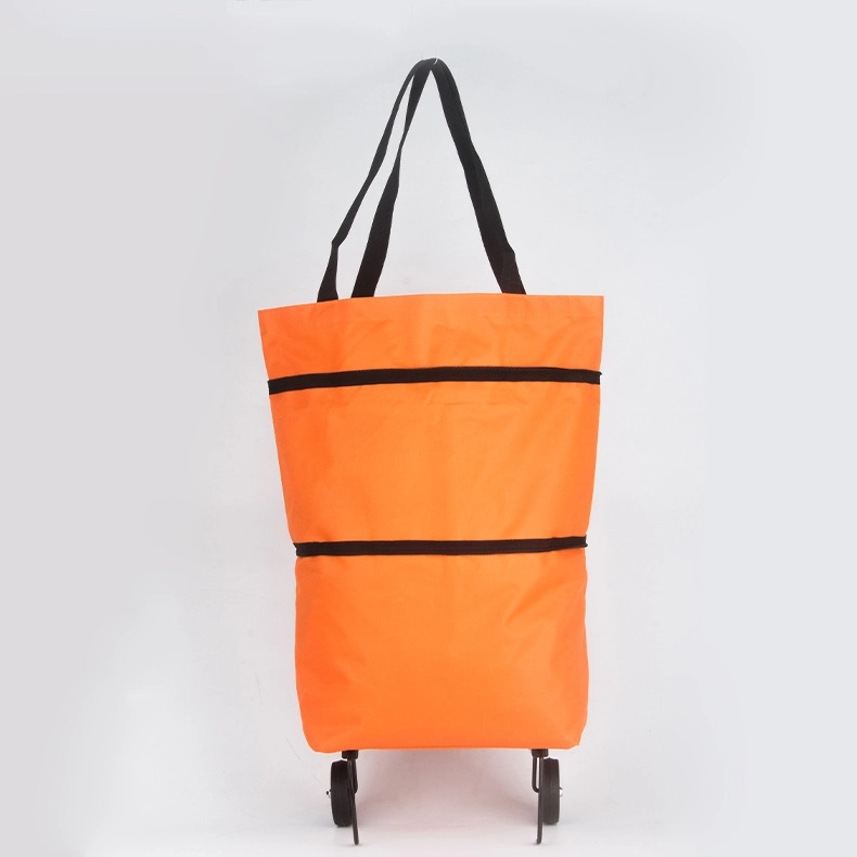 Foldable Shopping Bag With Wheels 1