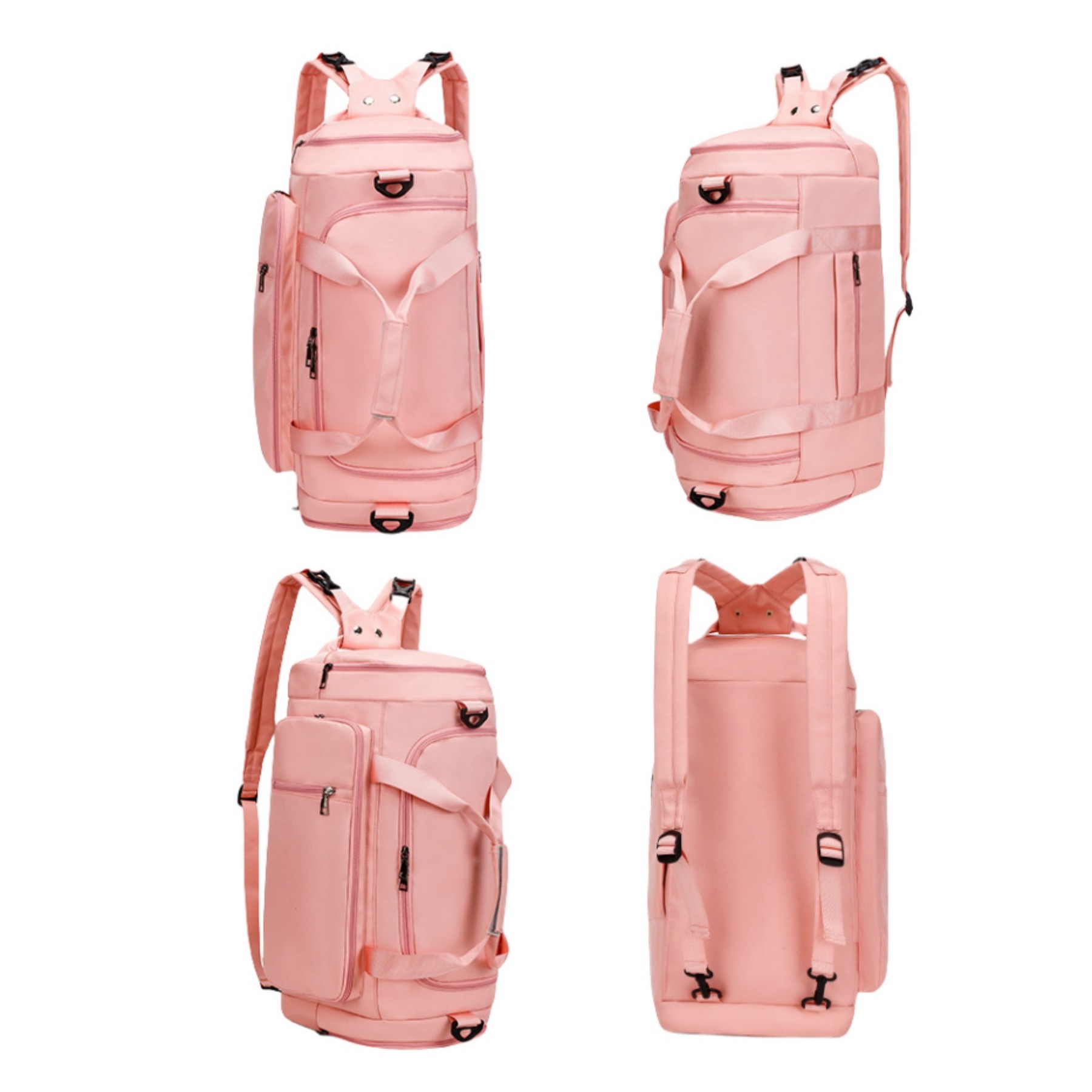 Waterproof Gym Duffle Bag with Shoes Compartment and Wet Pocket 2