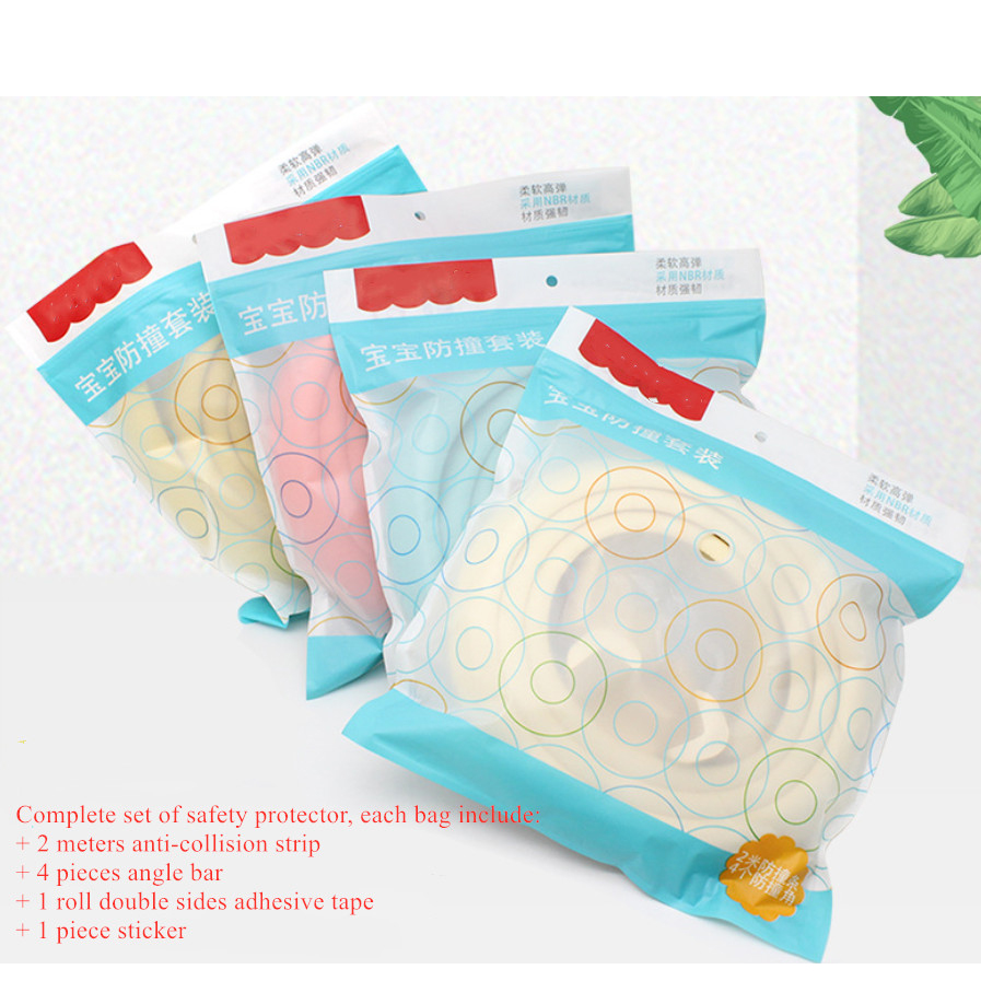 Complete set of soft edge baby safety corner guards 1