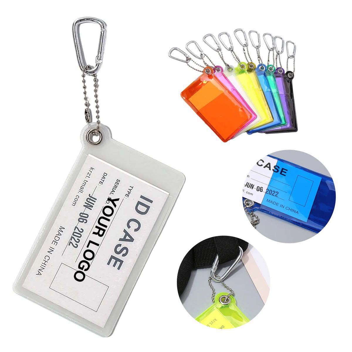 Transparent PVC ID Holder for Office and Events 1