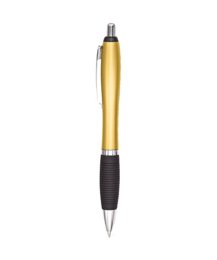 Union Printed - Contour Metallic Grip Click Pen 2