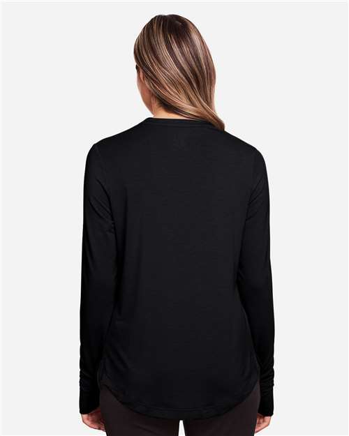 Women's JAQ Stretch Performance V-Neck Snap Pullover - NE400W 17
