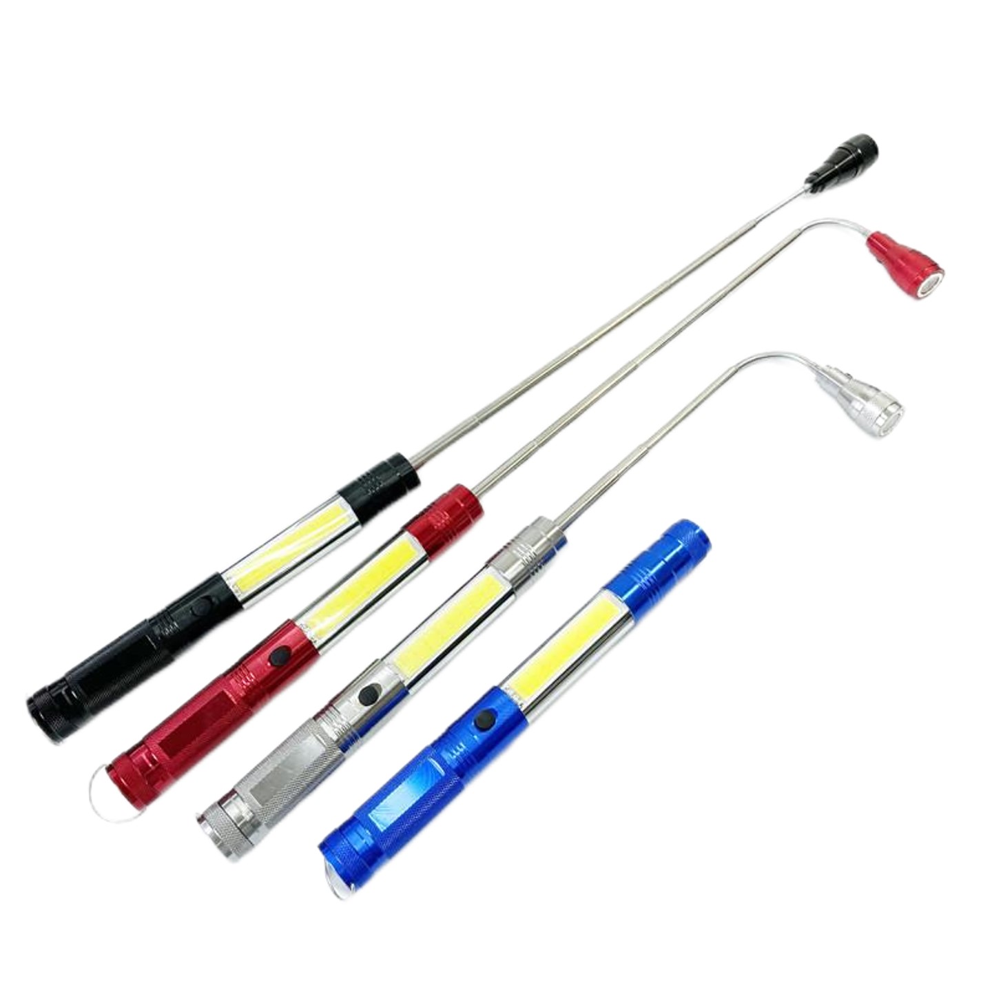 COB LED Flexible Magnetic Telescopic Pickup Flashlight 2