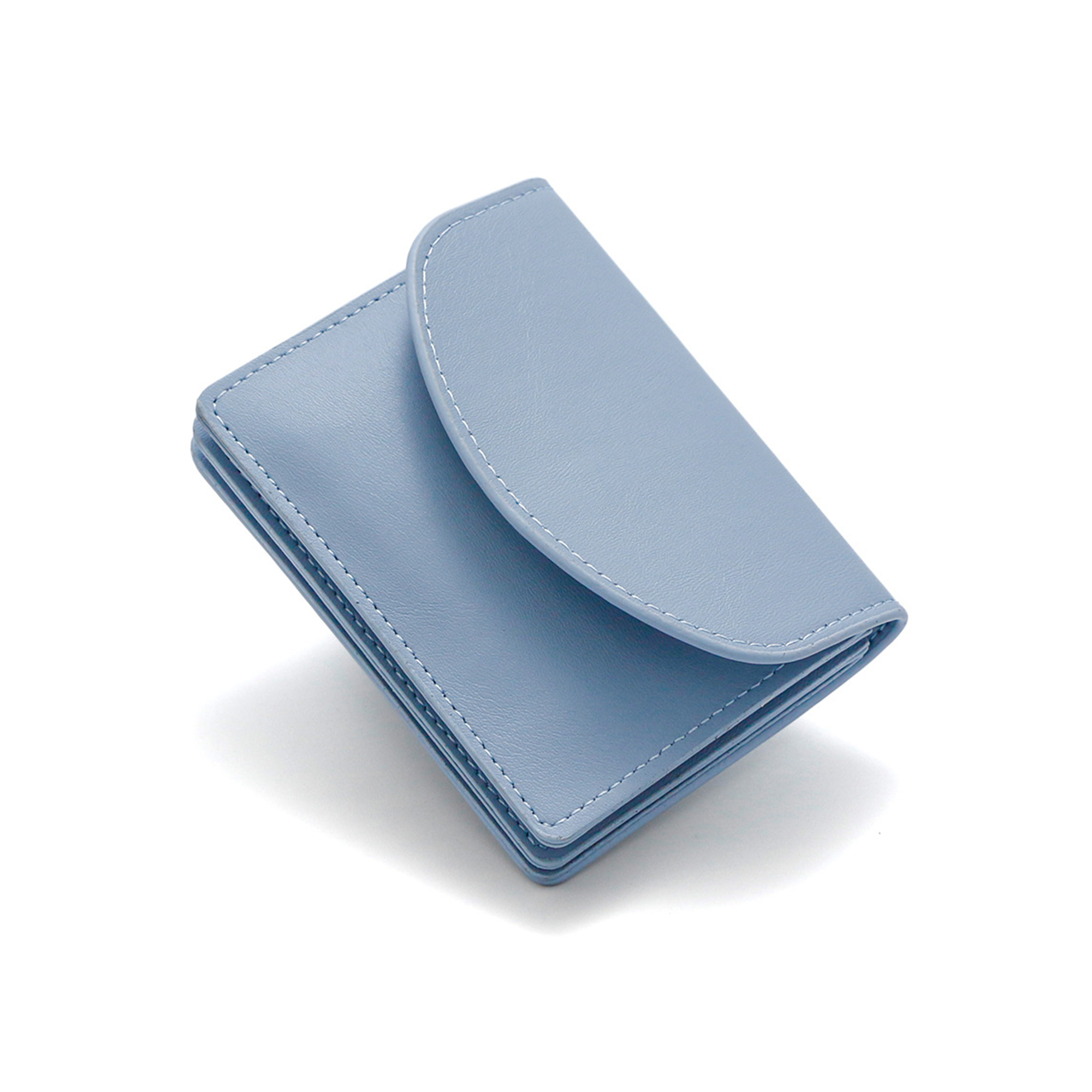 Compact Zipper Wallet Pouch With Card Slot 9